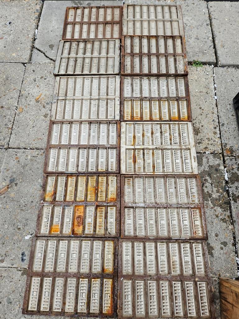 Brocante Chocolade Mallen 12 stuks, Ophalen of Verzenden