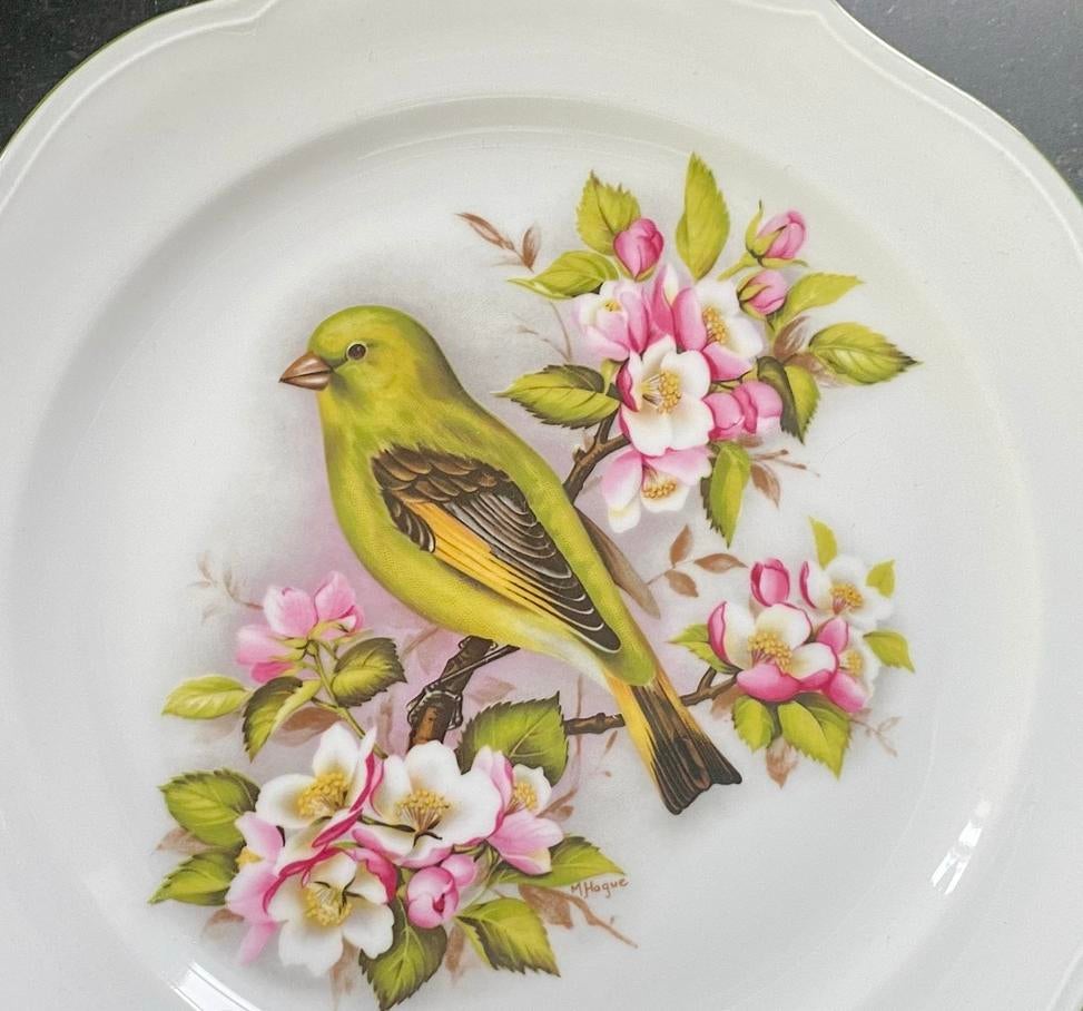 Vintage wandbord met vogel, Ophalen of Verzenden