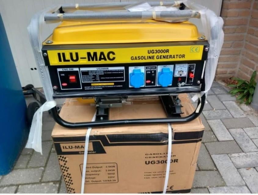 Ilu-Mac UG3000R 2800W Stroom generator nieuw, Ophalen, Nieuw