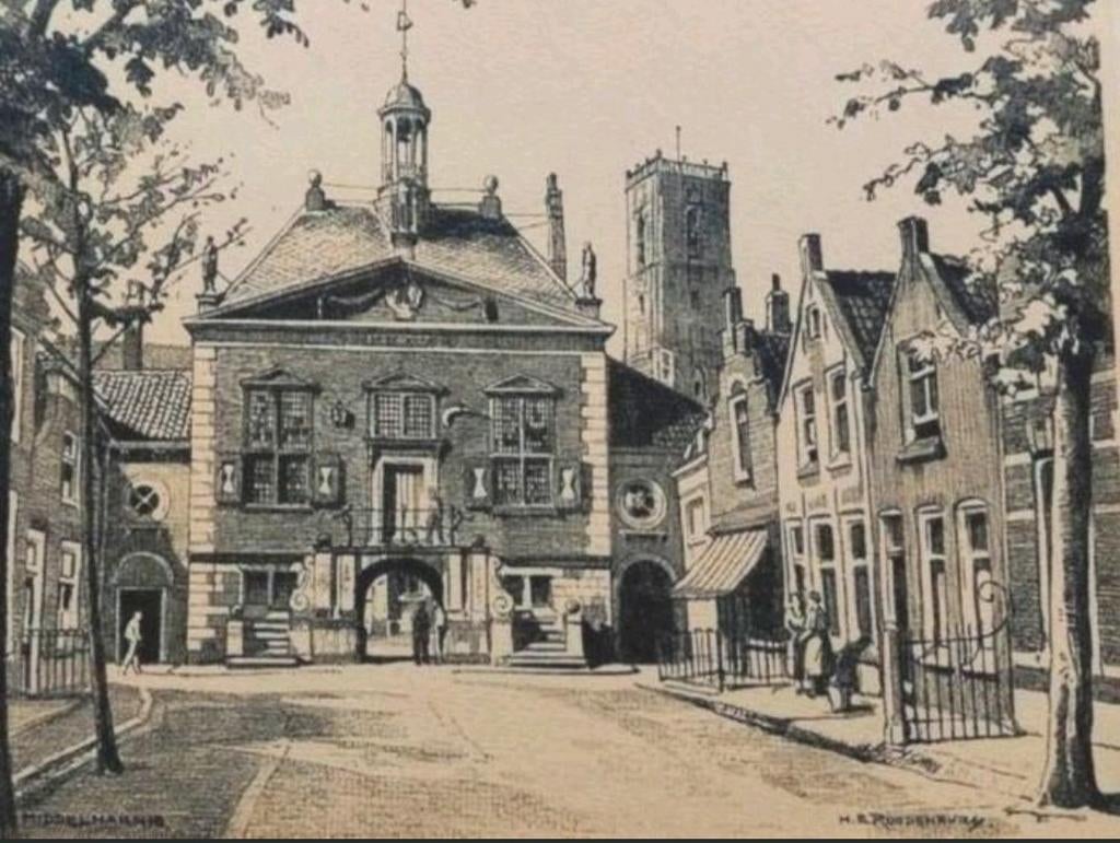 Middelharnis ... H.E. Roodenburg ..., Ophalen of Verzenden