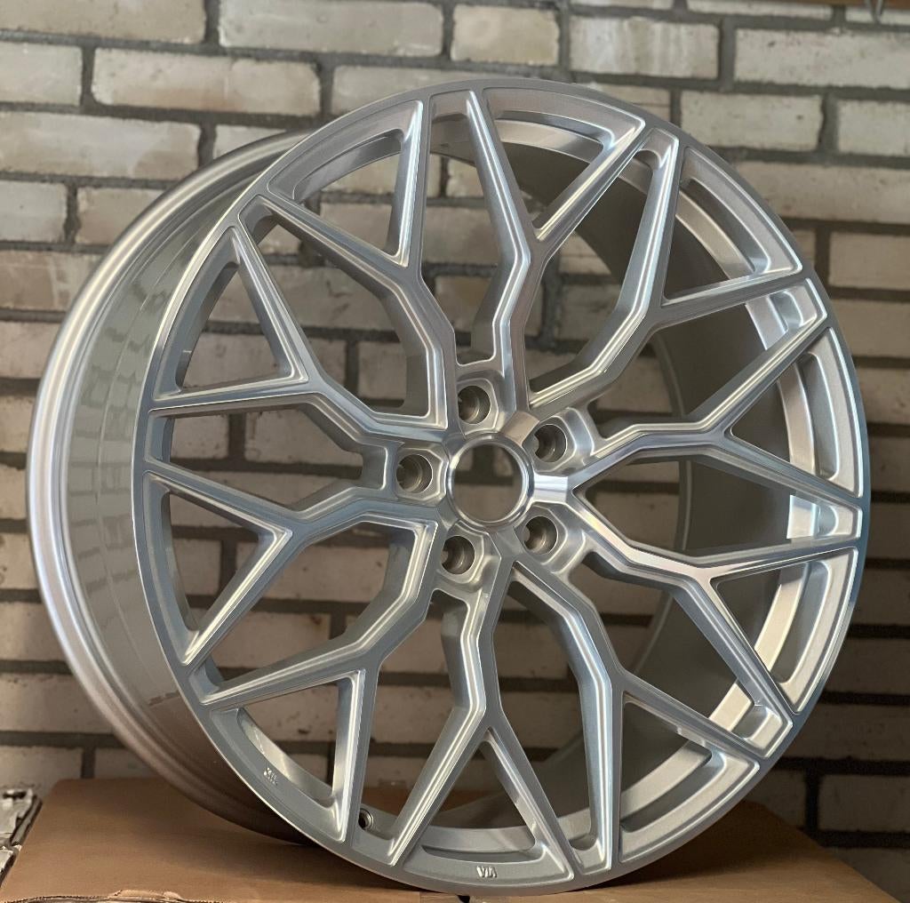 20 inch Vossen HF-2 style Zilveren Velgen AUDI VW BMW, Velg(en), 285 mm, ., Nieuw