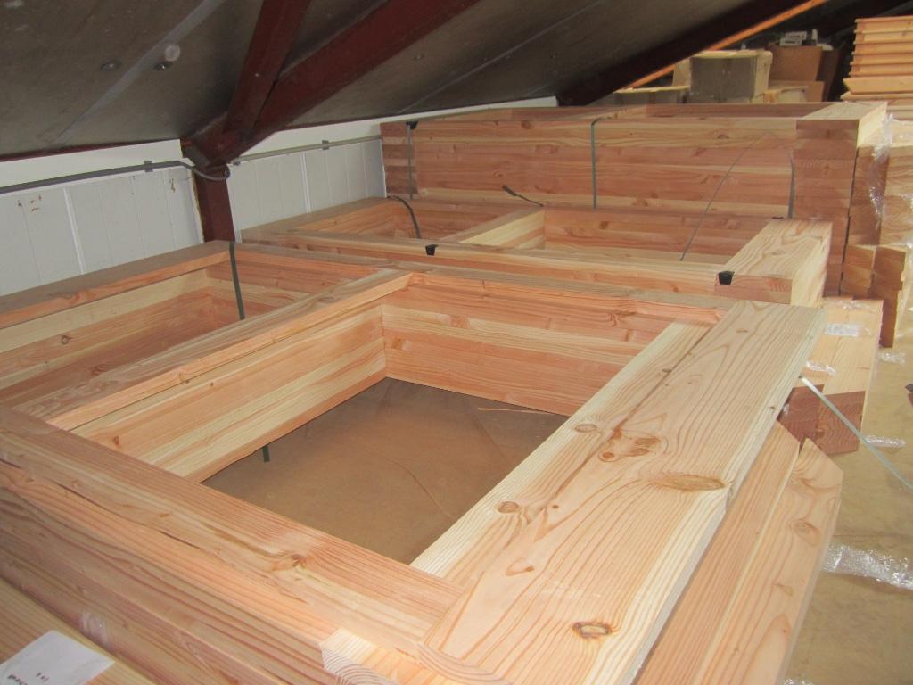 deurframes douglas voor overkapping of tuinhuis, Doe-het-zelf en Verbouw, Deuren en Horren, Ophalen, 80 tot 100 cm, Nieuw, Buitendeur