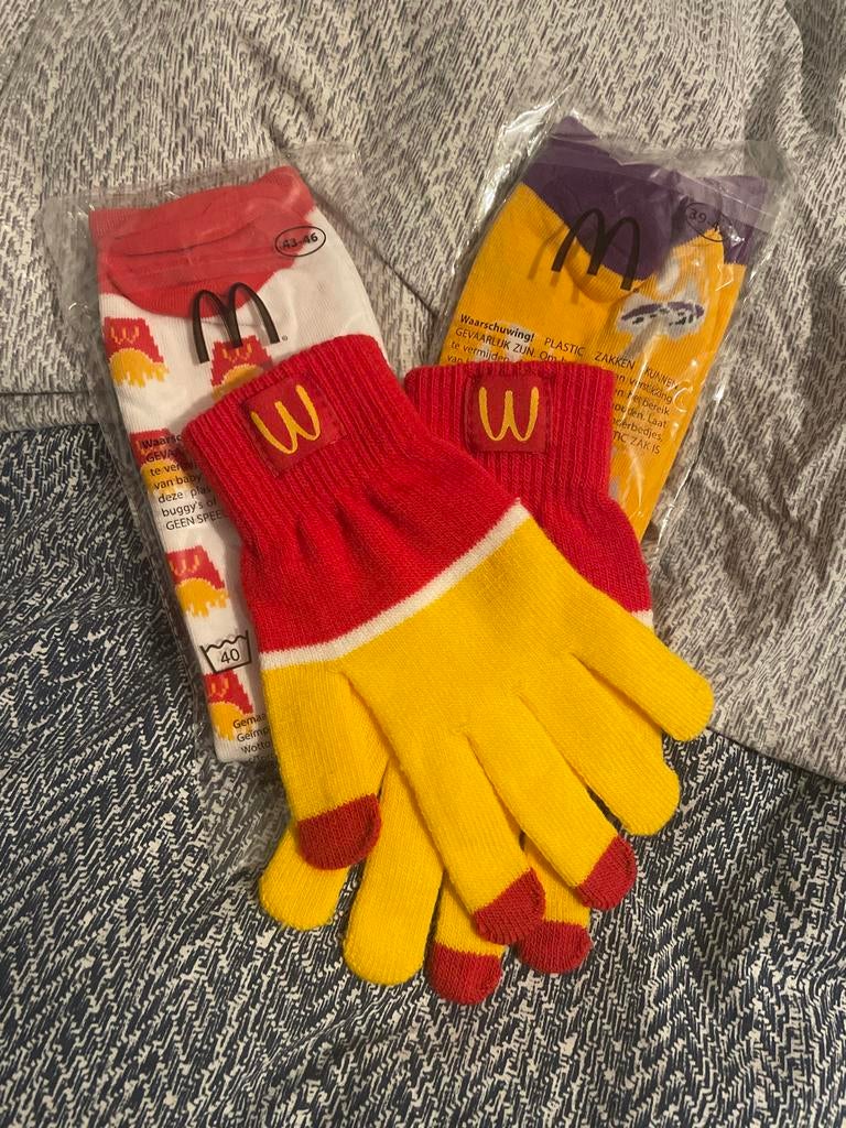 McDonald's Sokken en Handschoenen Set, Kleding | Heren, Ophalen of Verzenden, Nieuw