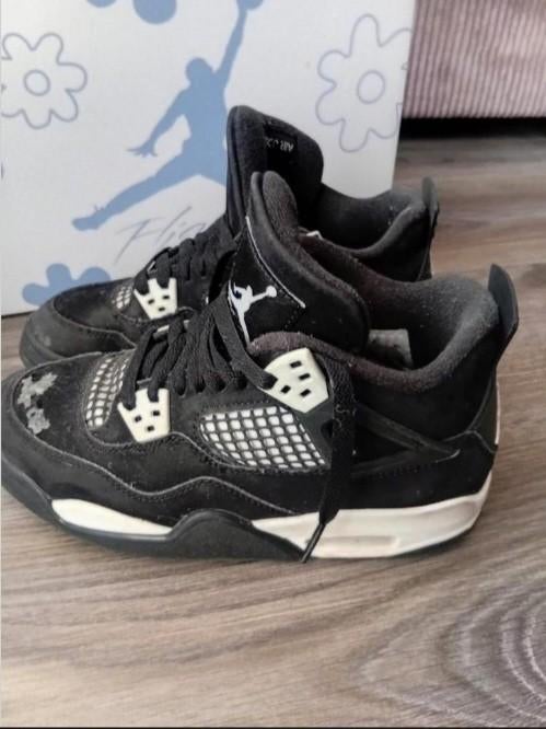 Jordan 4 Black White, Kleding | Heren, Schoenen, Zwart, Nike, Ophalen of Verzenden, Sneakers of Gympen