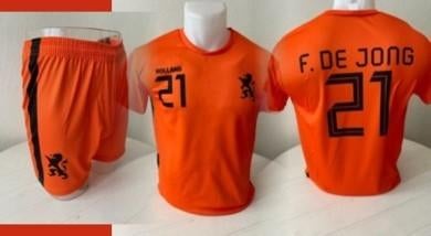 OPRUIMING :Frenkie DE JONG NEDERLANDS ELFTAL  oranje 2025, Sport en Fitness, Voetbal, Ophalen of Verzenden, 6921 GB, Maat S, Set