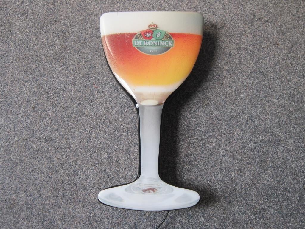 DE KONINCK BIER LICHTRECLAME, Verzamelen, Biermerken, Ophalen, Gebruikt, Overige typen, De Koninck