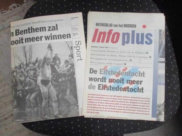 Boeken elfstedentocht div - de friese elfstedentocht 1956, Boeken, Ophalen of Verzenden, Gelezen, Wintersport