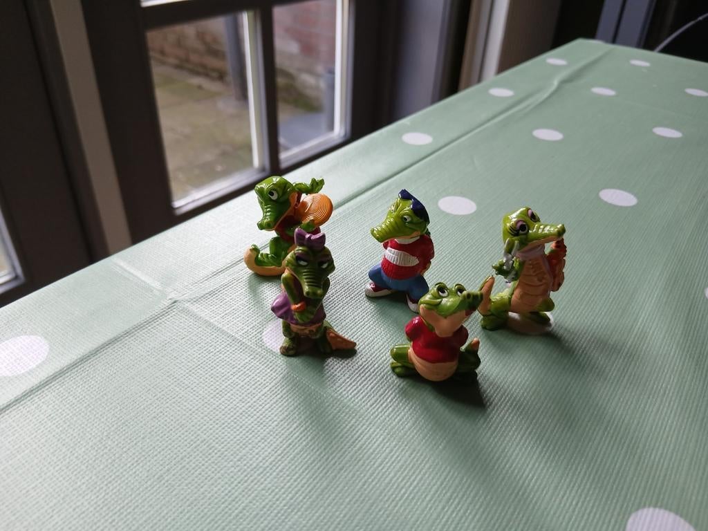 Kinder Surprise Figuren - Krokodillenbande, Ophalen of Verzenden, Gebruikt, Hardplasticfiguren