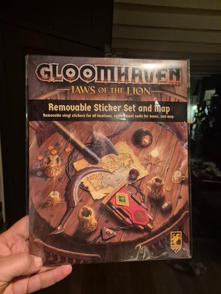 Gloomhaven Jaws of the Lion Stickerset, Ophalen of Verzenden, Nieuw