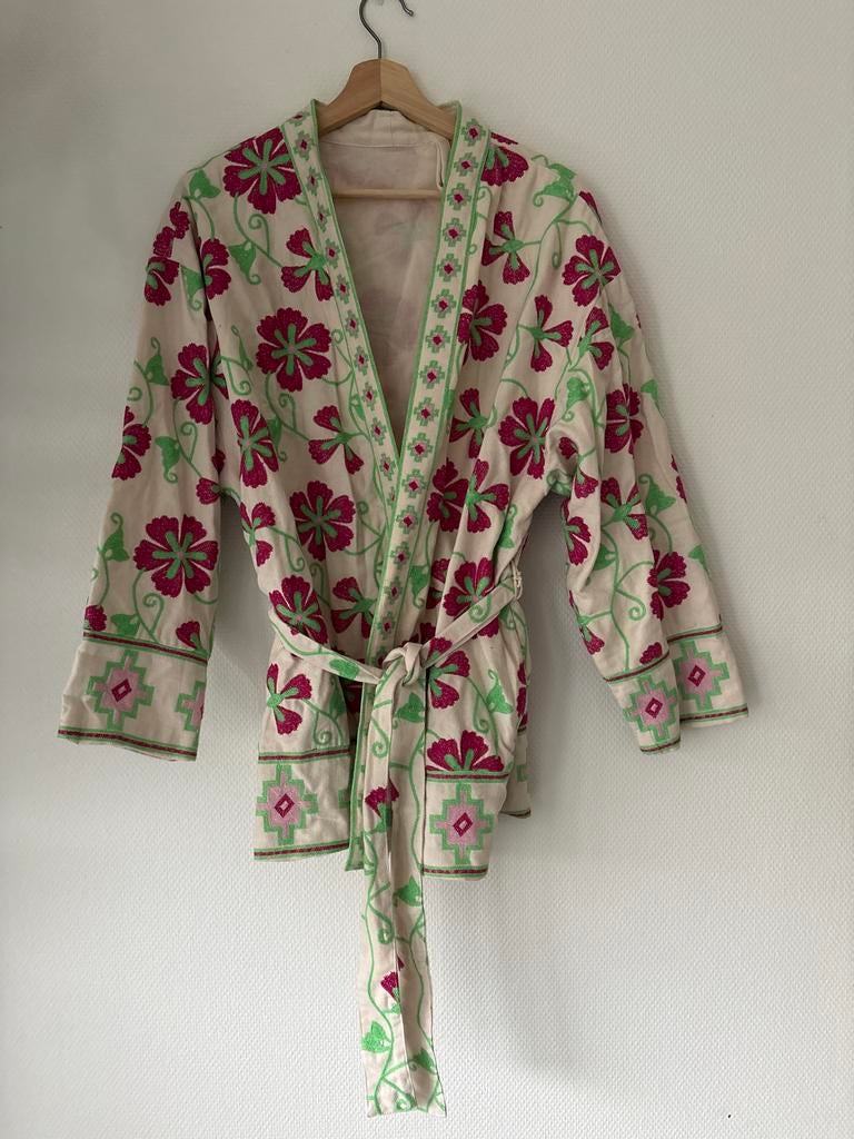 Shoeby Nooteboom Kimono M/L Katoen, Ophalen of Verzenden, Zo goed als nieuw, Maat 38/40 (M), Onder de knie