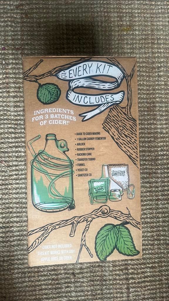 DIY brouwpakket - brouw je eigen cider, Ophalen