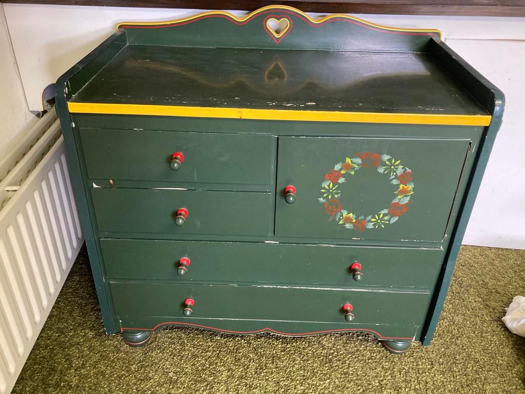 Vintage Babykamer Jaren 70 Oud Hollandse Stijl, Kinderen en Baby's, Kinderkamer | Complete kinderkamers, Ophalen, Gebruikt, Jongetje of Meisje