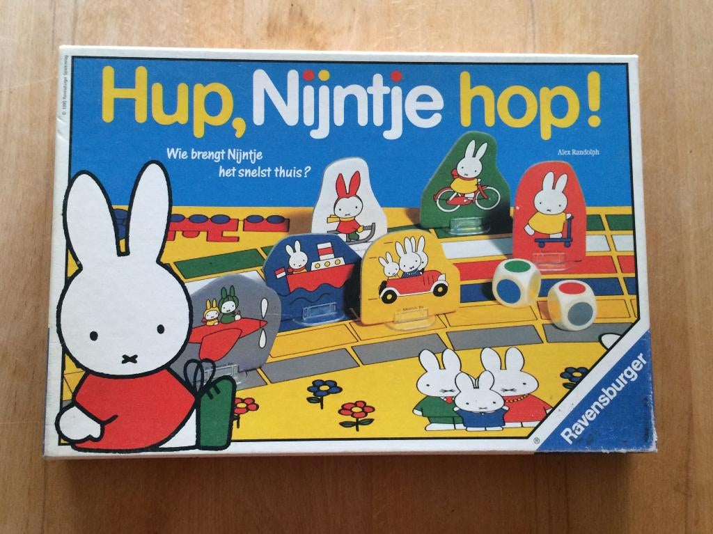 Hup, Nijntje hop!, Hobby en Vrije tijd, Gezelschapsspellen | Bordspellen, Een of twee spelers, Ophalen of Verzenden, Gebruikt