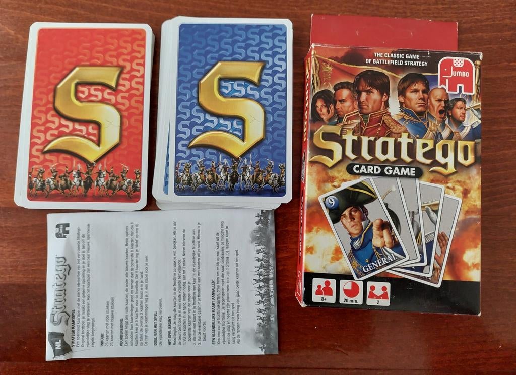 Stratego kaartspel compleet, Hobby en Vrije tijd, Gezelschapsspellen | Kaartspellen, Ophalen of Verzenden, Zo goed als nieuw