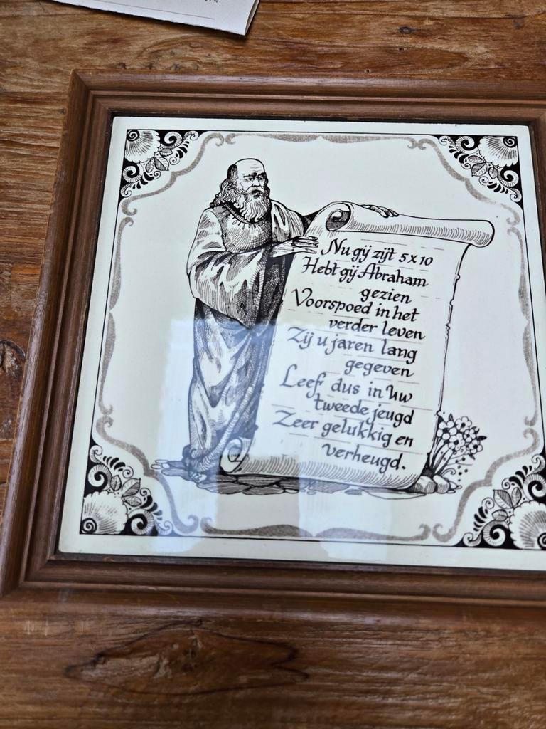 Abraham Tegel, 50 jaar, Antiek en Kunst, Ophalen of Verzenden