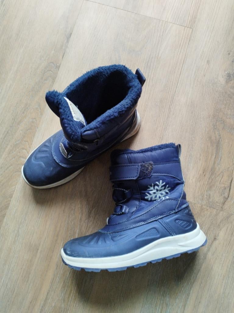 Blauwe snowboots maat 32, Ophalen of Verzenden, Zo goed als nieuw, Jongen of Meisje, Laarzen
