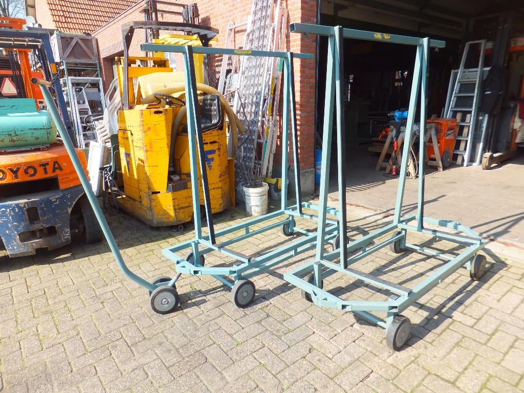 2 st. Muyen GlasTransport wagens + 1 Dolly (12.2)15, Minder dan 60 liter, Ophalen, Gebruikt, Transportkar