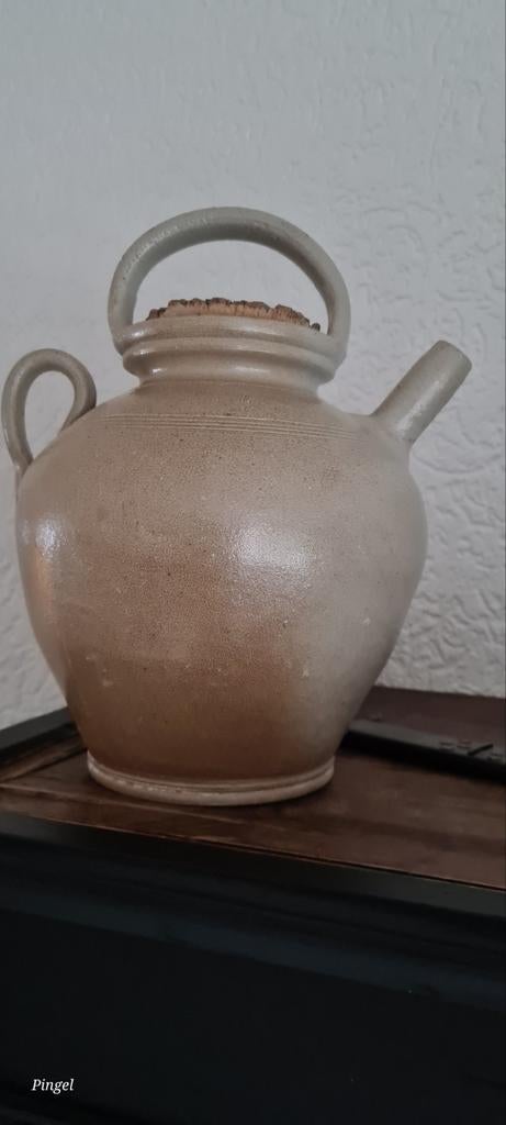 Grespot, prachtige oude Franse  waterkruik, Antiek en Kunst, Curiosa en Brocante, Ophalen of Verzenden