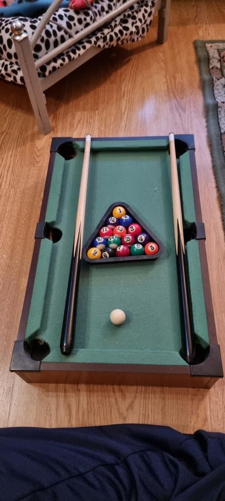 Mini Pooltafel. Zo goed als nieuwe., Sport en Fitness, Biljarten en Poolen, Ophalen of Verzenden, Zo goed als nieuw, Pooltafel