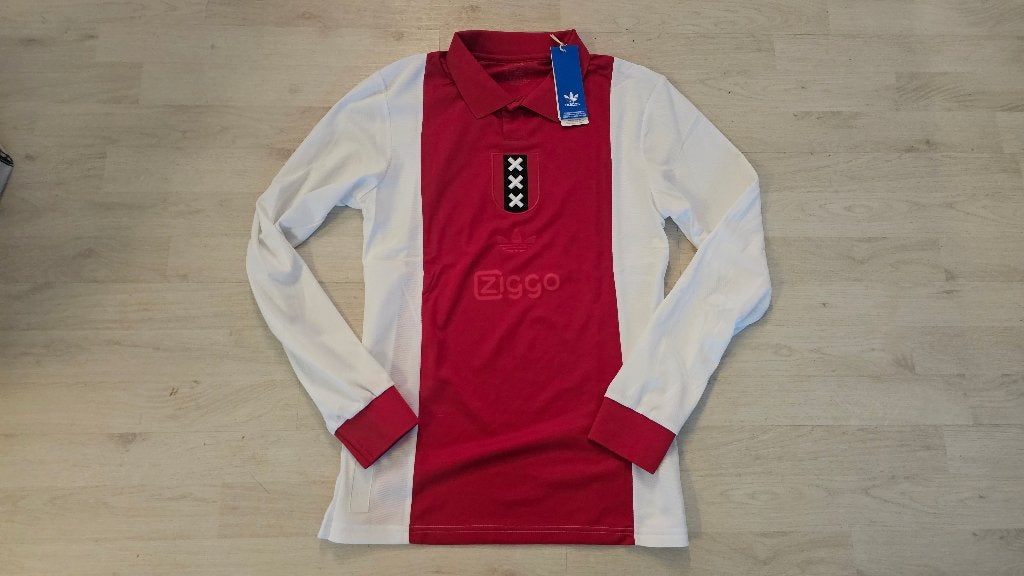Ajax THUIS Anniversary Shirt! Mt S! NIEUW!, Ophalen of Verzenden, Nieuw, Rood, Voetbal
