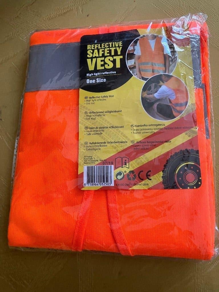 Reflecterend safety vest maat XL (nieuw), Ophalen of Verzenden, Nieuw, Maat 46/48 (XL) of groter