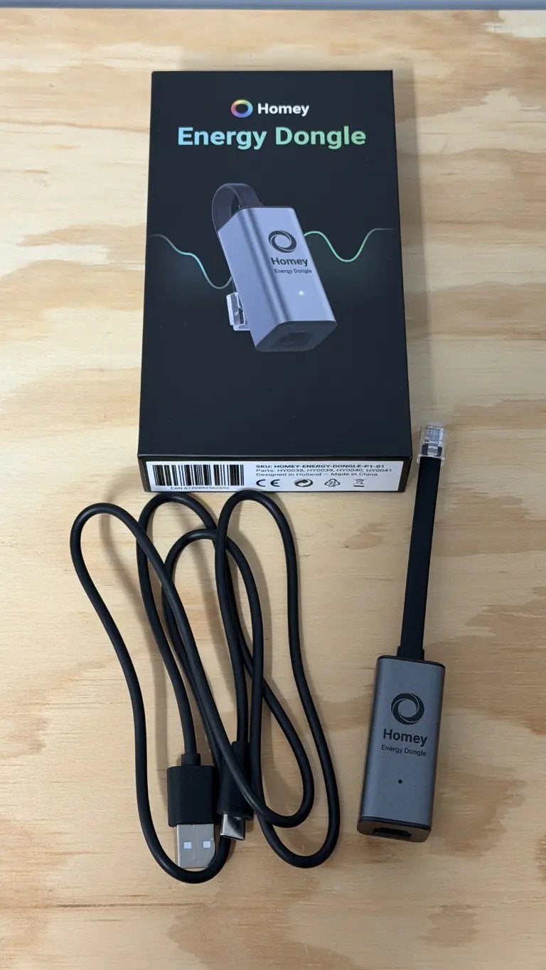 Homey Energy Dongle (P1 meter) - Energieverbruik meten, Ophalen, Zo goed als nieuw