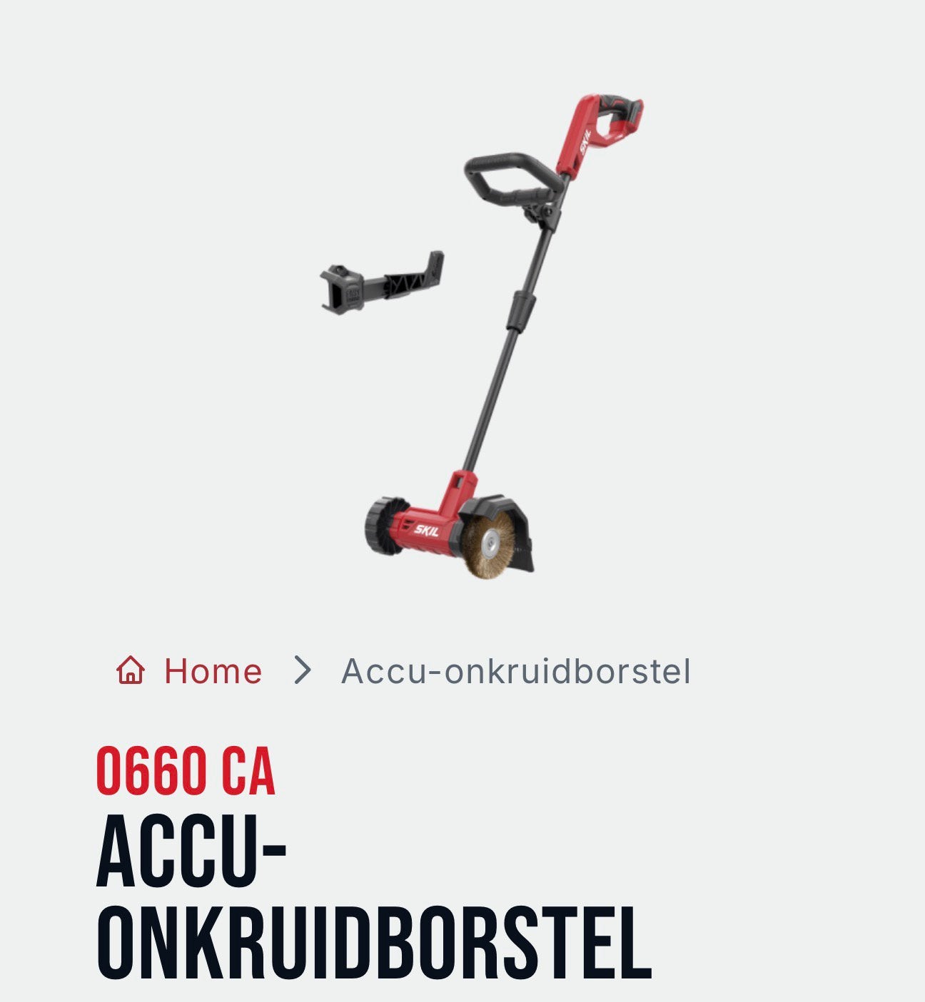 Skil onkruidverwijderaar, Ophalen of Verzenden, Zo goed als nieuw, Accu