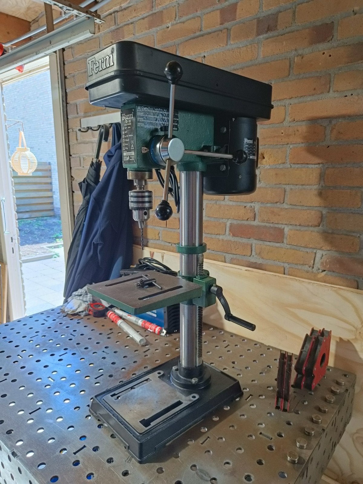 Ferm FTB-16 Kolomboormachine, Ophalen, Gebruikt, Kolomboormachine
