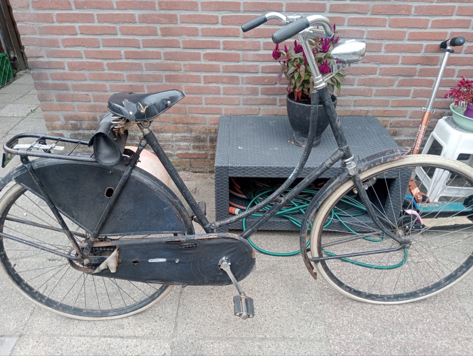 omafiets oldtimer, 56 cm of meer, Ophalen, Gebruikt