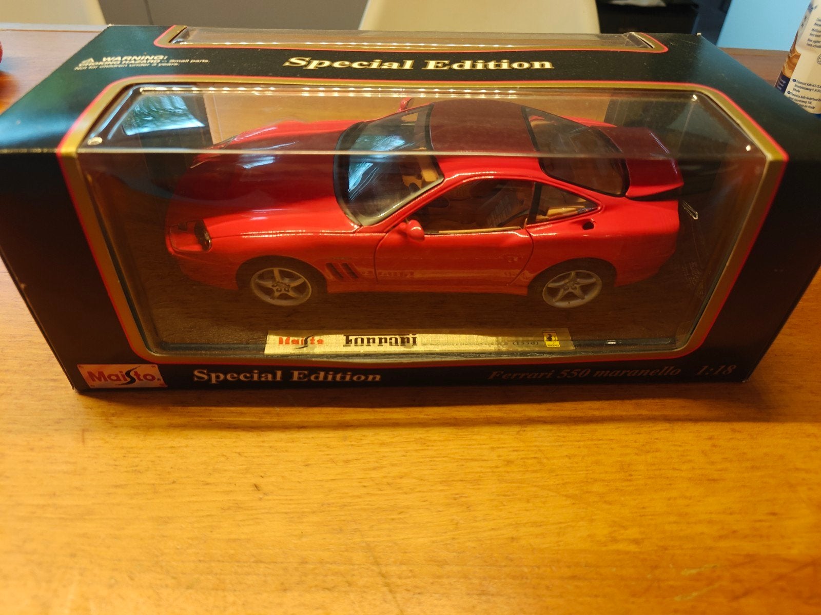 Maisto Ferrari 550 Maranello 1:18 Special Edition, Ophalen of Verzenden, Nieuw, Maisto