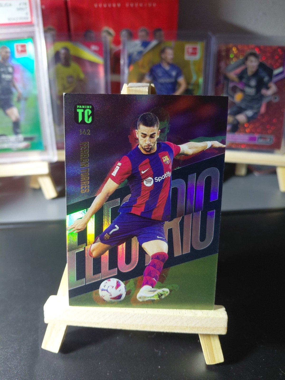 ferran torres (fc barcelona) electric panini top class, Ophalen of Verzenden, Nieuw, Buitenlandse clubs, Poster, Plaatje of Sticker