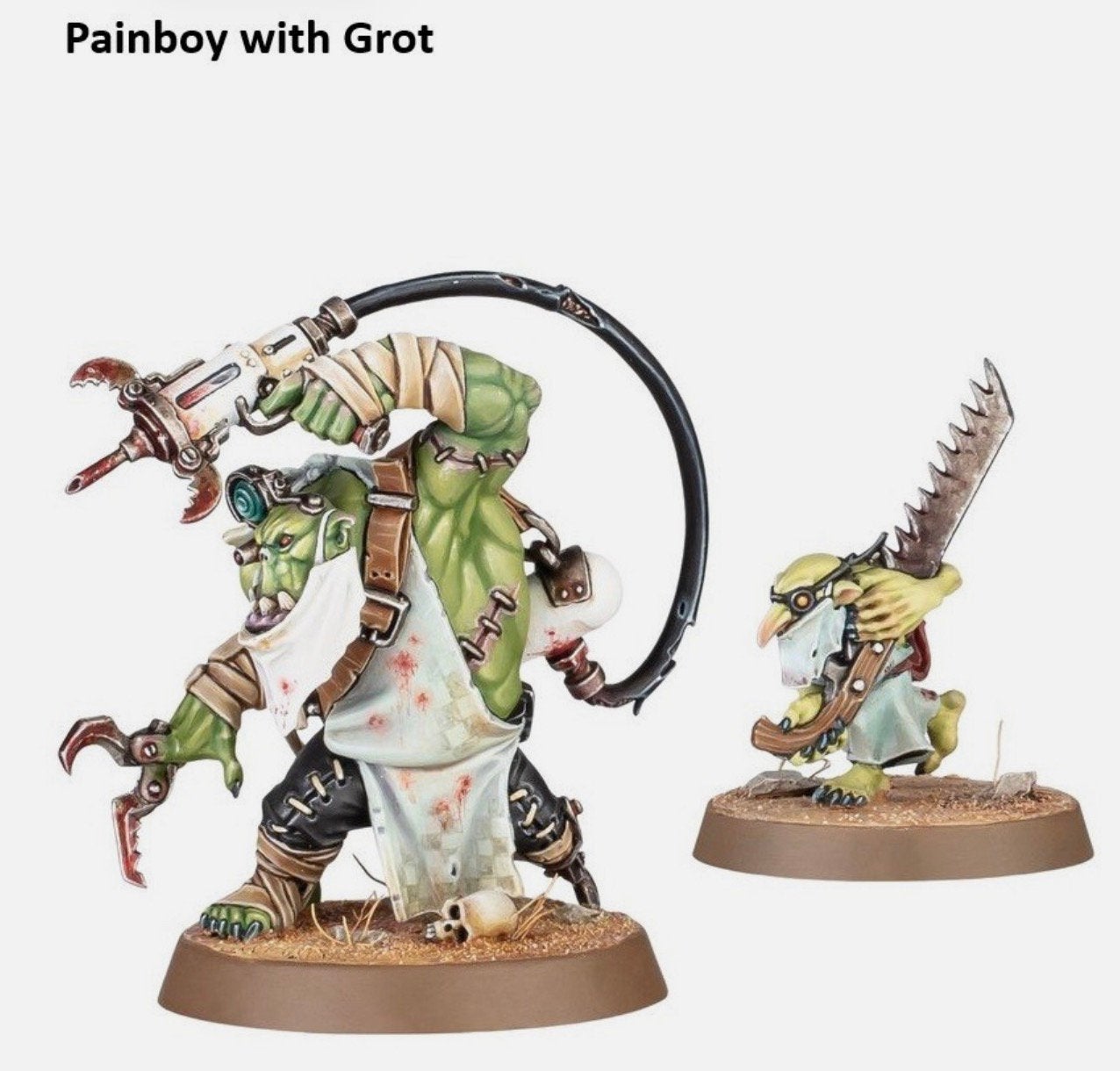 Ork Pain boy with orderly, 11th Edition - New on sprue -, Ophalen of Verzenden, Zo goed als nieuw, Warhammer