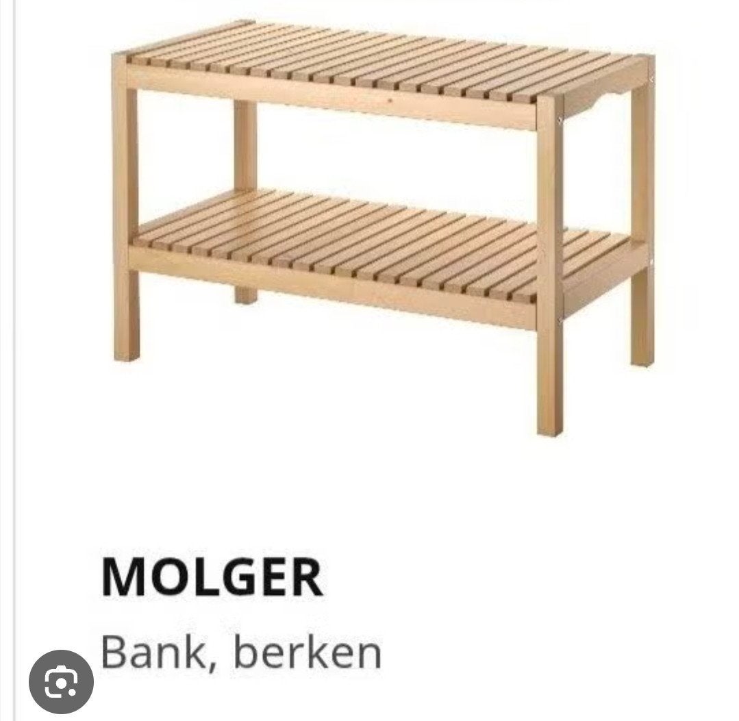 Ikea Molger bankje, Ophalen, Zo goed als nieuw