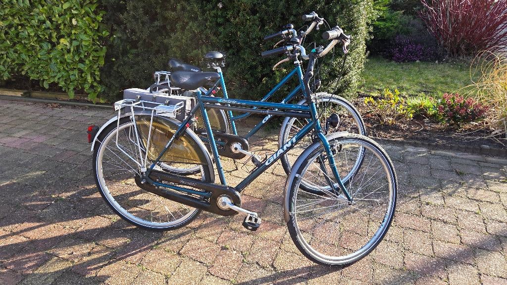 Giant sportfietsen, 2 stuks, Ophalen, Gebruikt, Velgrem, Giant