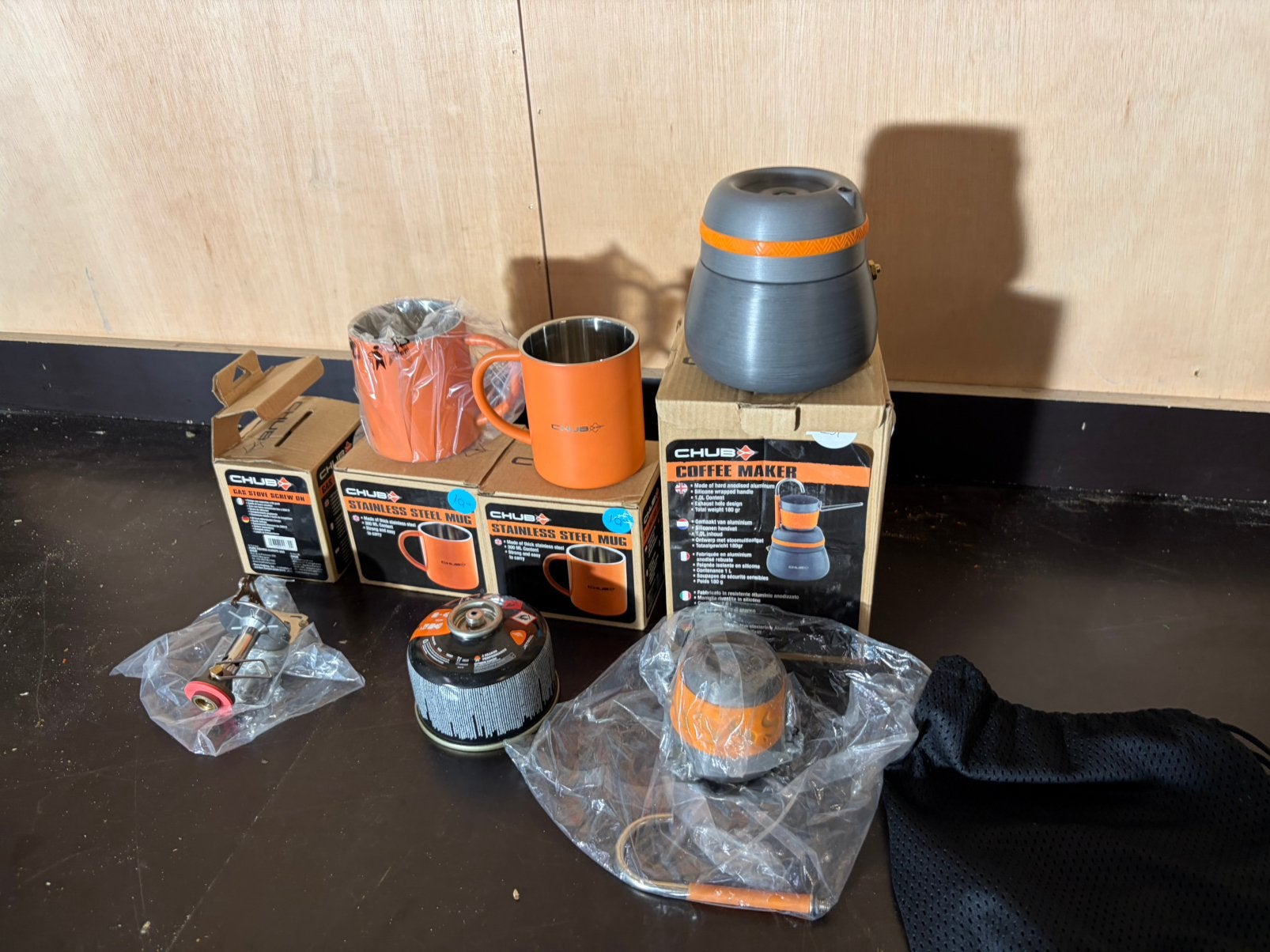 Nieuwe set chub coffee maker, mokken, gaspit, Ophalen of Verzenden, Nieuw