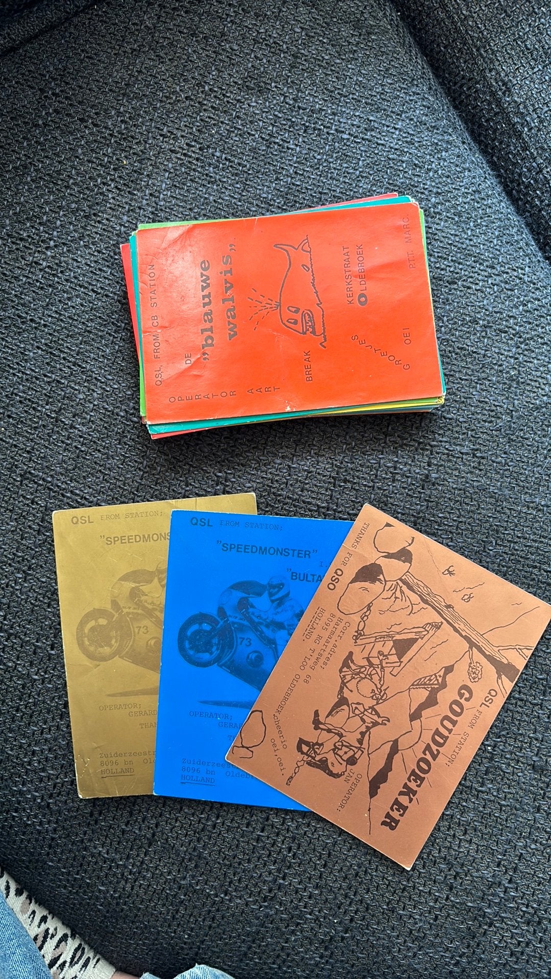Grote collectie qsl kaarten (57), Ophalen of Verzenden, Gebruikt, Overige typen