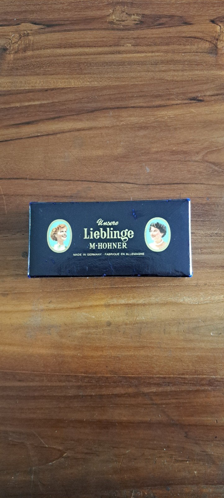 Mooie dubbele mondharmonica Unsere Lieblinge. Van  M.hohner, Ophalen of Verzenden, Zo goed als nieuw, C-mondharmonica