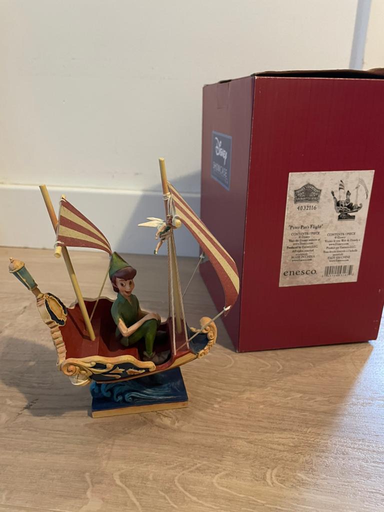 Enesco Jim Shore Disney Traditions  "Peter Pan's Flight", Verzamelen, Ophalen of Verzenden, Peter Pan of Pinokkio, Zo goed als nieuw