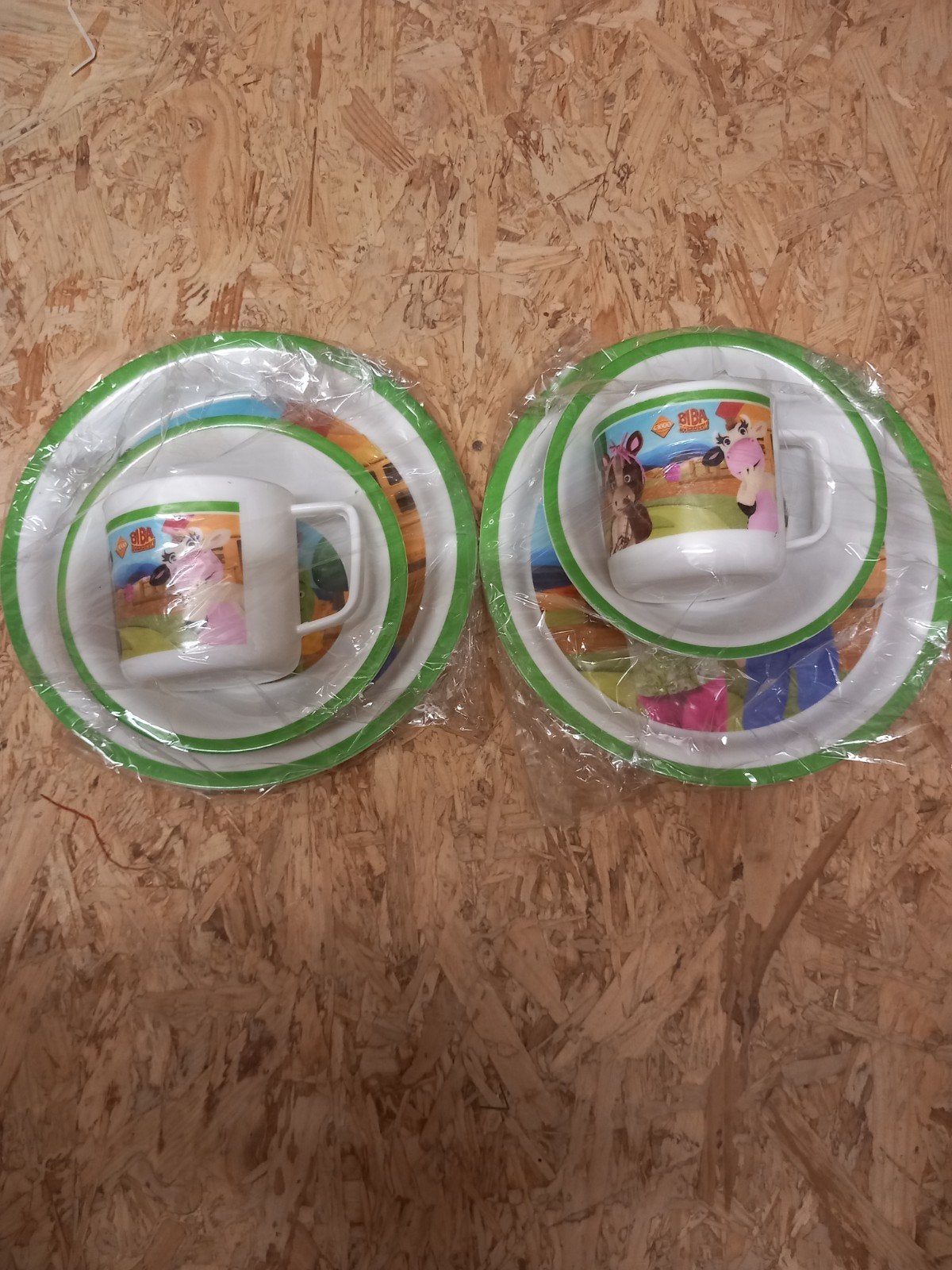 Nieuw Biba Boerderij Servies Set voor Kinderen, 2 sets, Ophalen of Verzenden