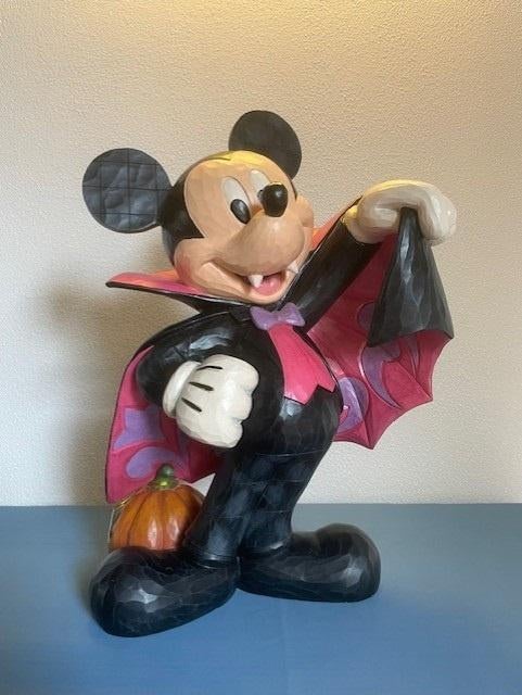 Exclusief Costco Jim Shore Mickey Mouse vampier, Ophalen of Verzenden, Mickey Mouse, Nieuw, Beeldje of Figuurtje