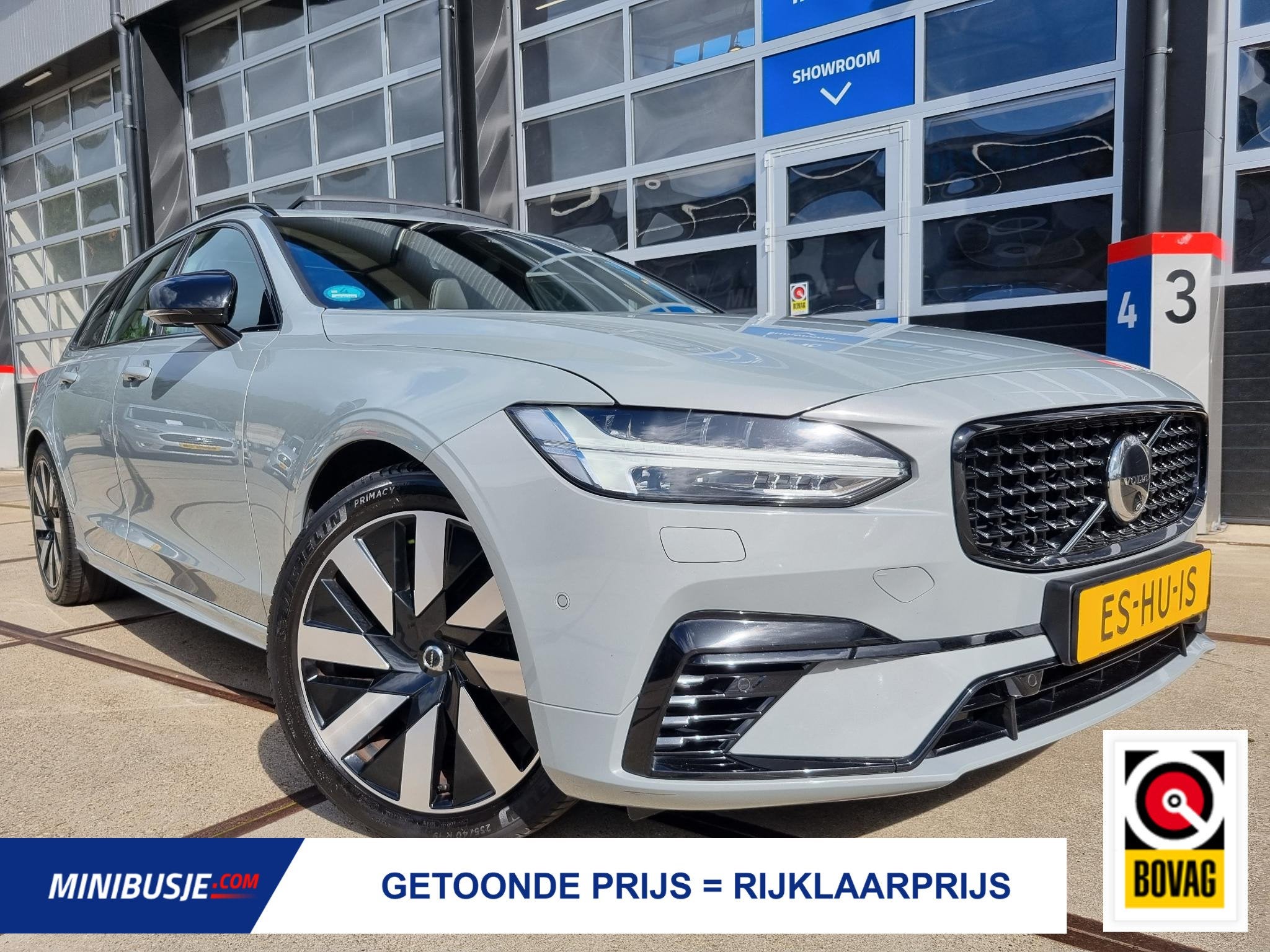Volvo V90 2.0 T6 Plug-in hybrid AWD Ultra Dark LEER / PANORA, Dealer onderhouden, Euro 6, 4 cilinders, 1969 cc