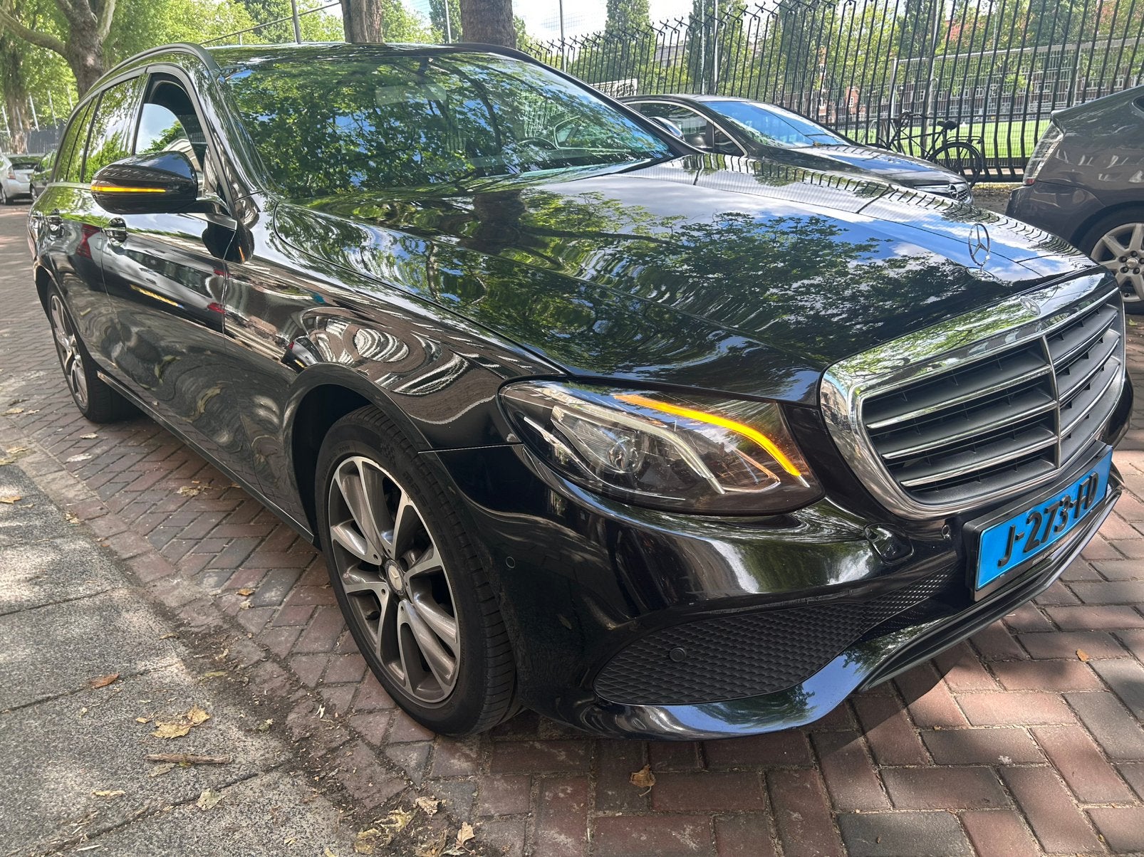 Mercedes-Benz E-Klasse E220d 2.0 143KW Estate 9G-TR 2017, Auto's, Automaat, Achterwielaandrijving, 194 pk, Zwart