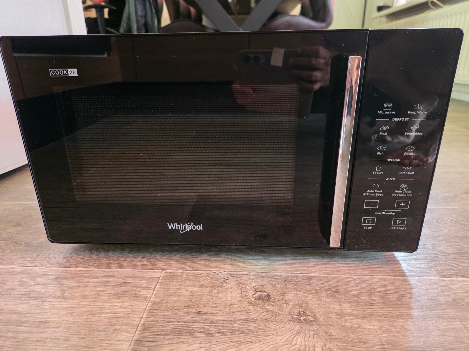 Zwarte whirlpool MWP 251 B Magnetron, Ophalen, Gebruikt, Magnetron, Draaiplateau