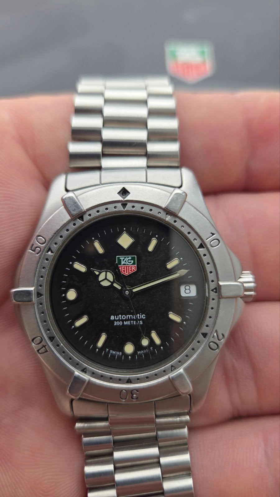 Tag Heuer 2000 Automatic, Ophalen, Staal, Staal, Polshorloge