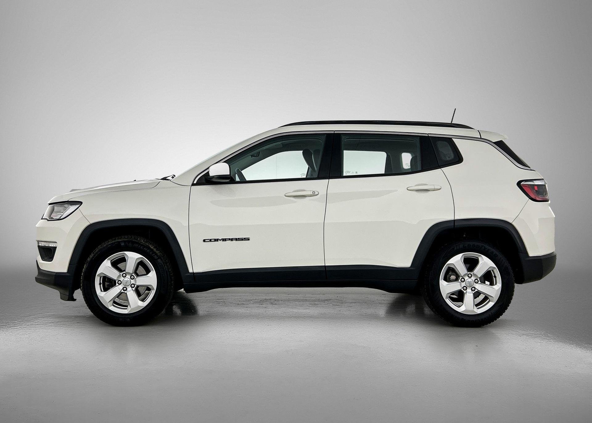 Jeep Compass 1.4 MultiAir Longitude | Navigatie | Camera | A, Auto's, Voorwielaandrijving, 12 maanden, 450 kg, Gebruikt