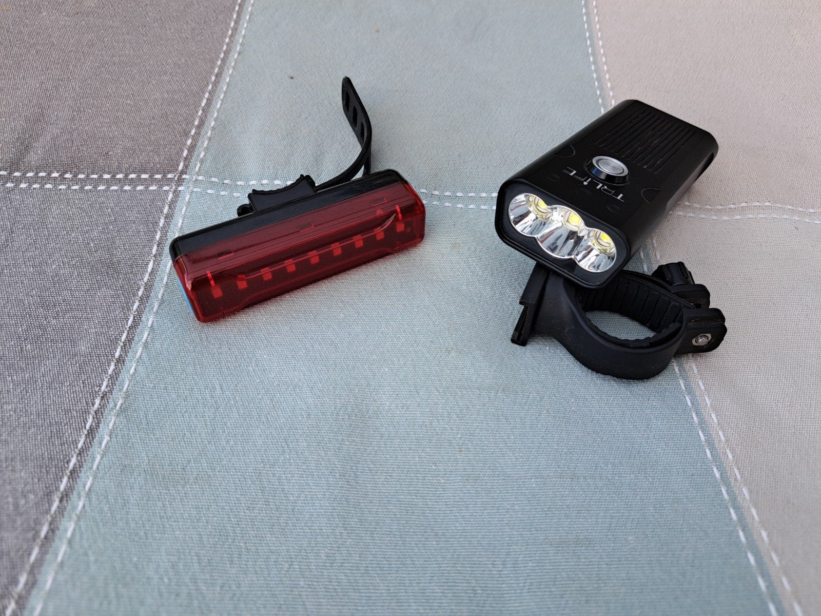 fiets verlichting led, Waterbestendig, Verlichtingsset, Ophalen of Verzenden, Zo goed als nieuw