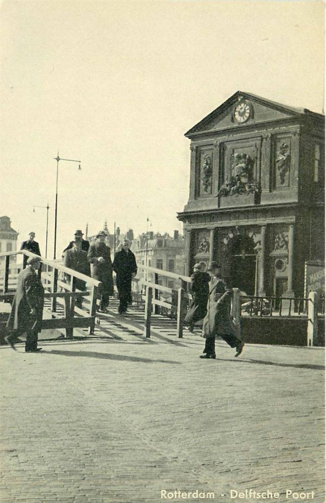 388-186-047 Rotterdam Delftsche poort, Verzenden, Voor 1920, Zuid-Holland