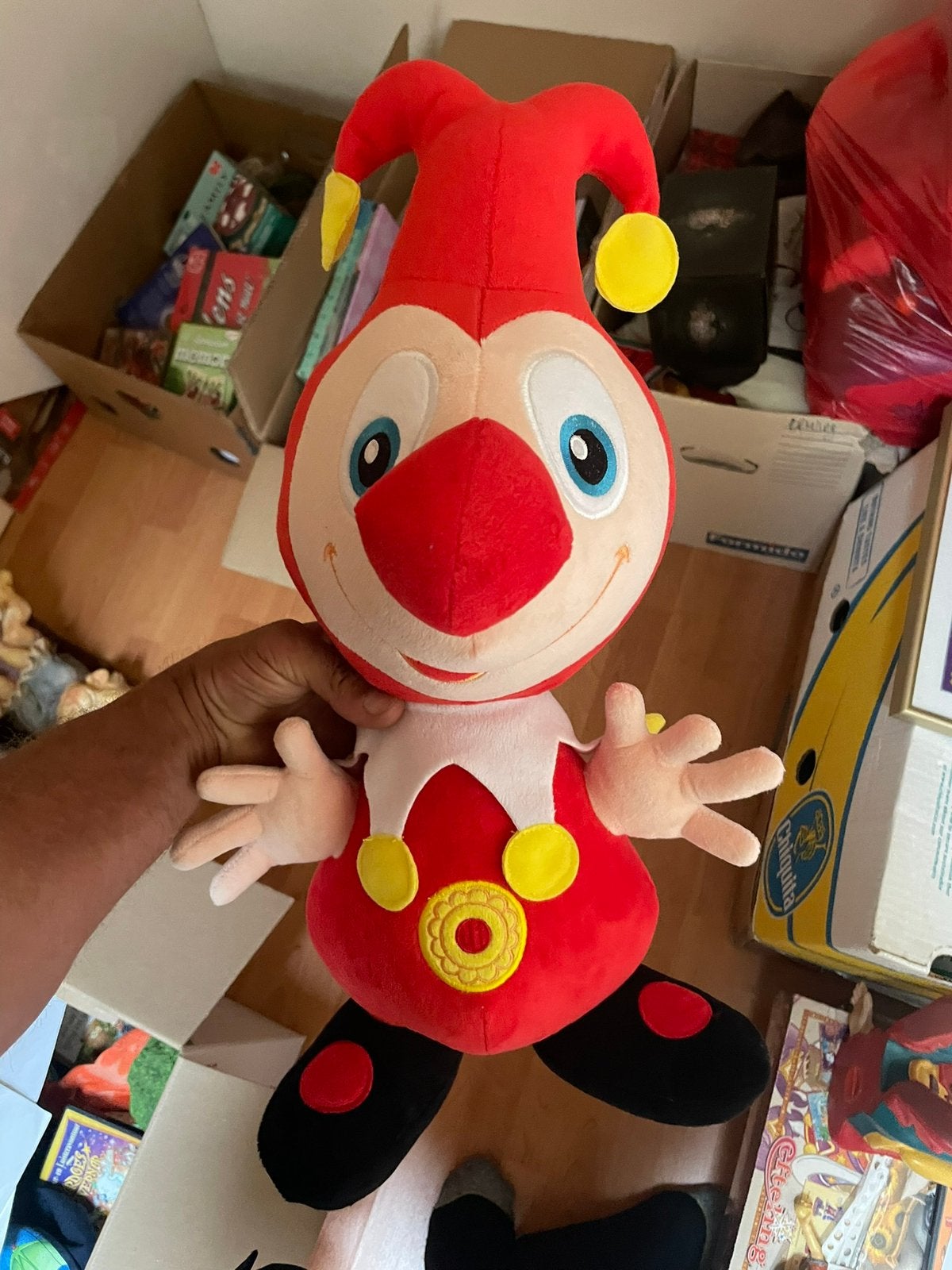 Joki Efteling knuffel - Rode nar knuffelpop, Kinderen en Baby's, Speelgoed | Knuffels en Pluche, Zo goed als nieuw, Overige typen
