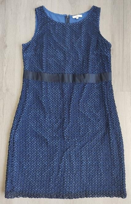 JACQUELINE RIU Prachtig, Blauw (Feest-) Jurkje maat 44, Kleding | Dames, Blauw, Maat 42/44 (L), Ophalen of Verzenden, Zo goed als nieuw