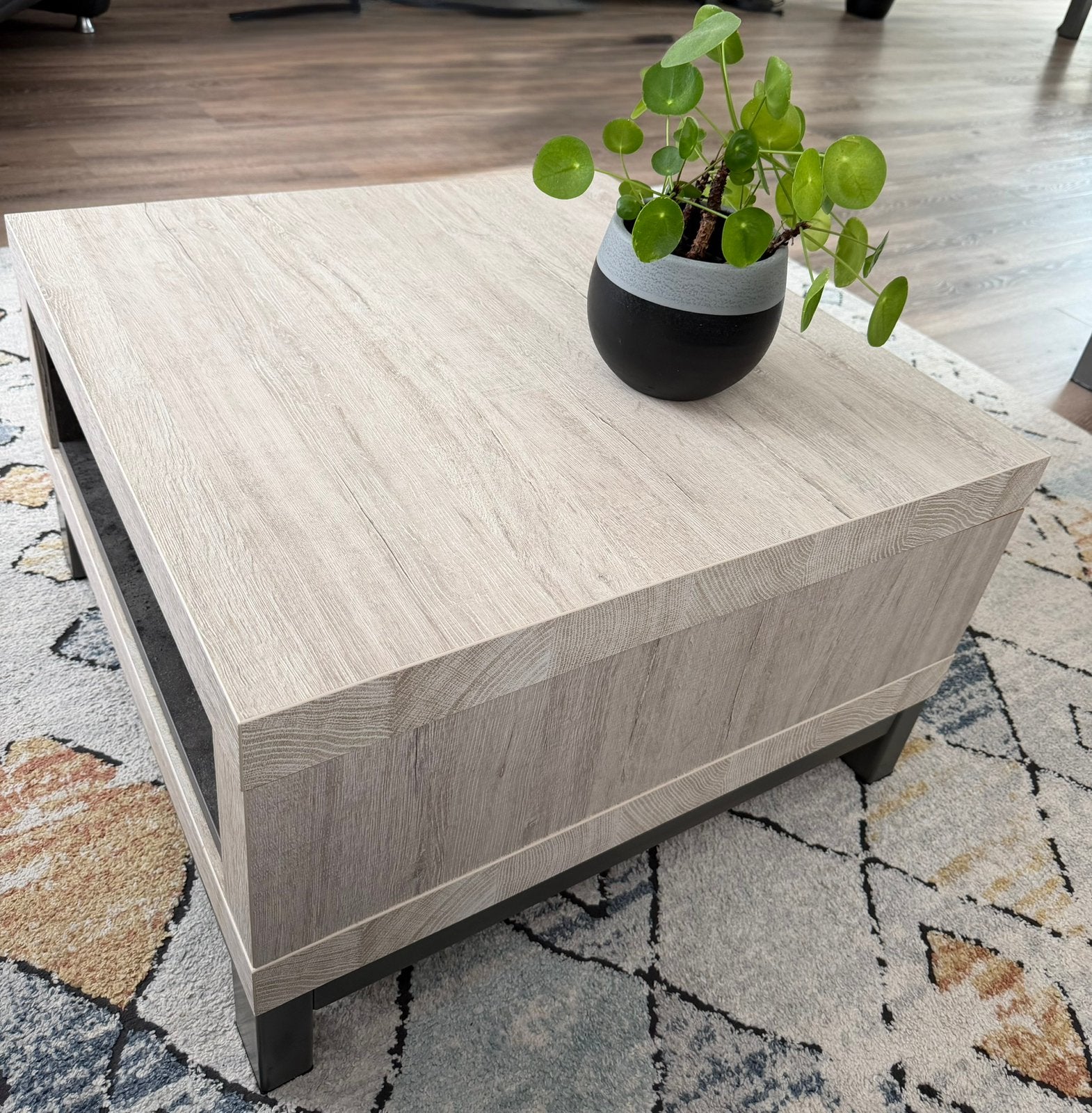 Te koop Feelings salontafel met opbergruimte, Ophalen, Gebruikt, 100 tot 150 cm, 50 tot 100 cm